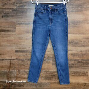 Madewell Jeans 27 Curvy Roadtripper High Rise Tummy Control Playford Wash MB685
